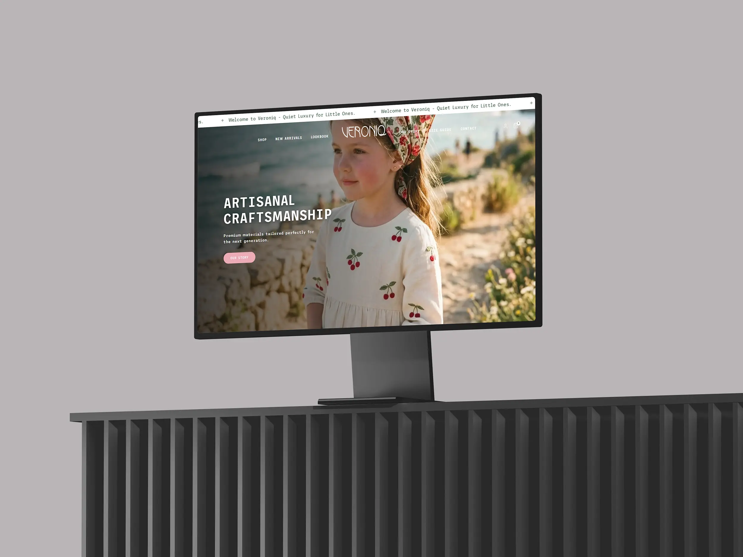 Kids Clothing Website Design – Veroniq Responsive E-commerce Website